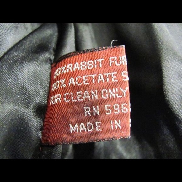 Hillmoor 100% Rabbit Fur Black Coat 🖤 - Picture 6 of 6